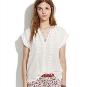 Madewell Lightweight Embroidered Top